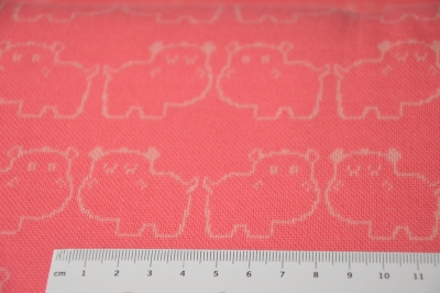 Jaquardjersey | Nilpferd pink